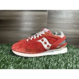 Saucony Womens Shadow Red Running Shoes‎ Sneakers Size 10